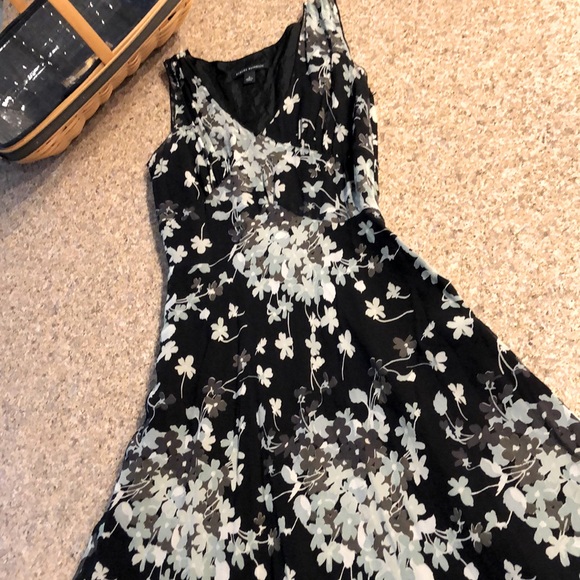 Banana Republic Dresses & Skirts - Banana Republic Silk Dress Size 0 Lined Side Zip FLAWS